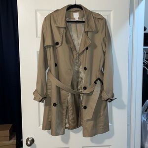 H & M women’s XL trench coat!